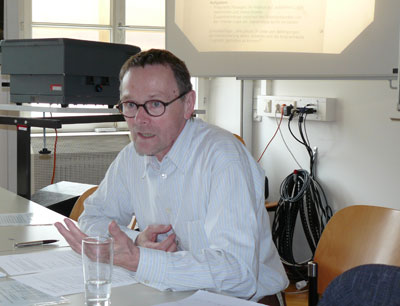 Prof. Meinrad Ziegler hielt einen Vortrag am Institut für Praktische Theologie.