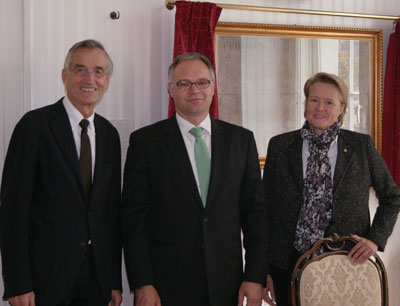 Klaus Tschütscher, Tilmann Märk und Sabine Schindler