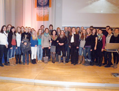 Abschlussabend des Projektseminars "VinoLingua WS 2011/2012".