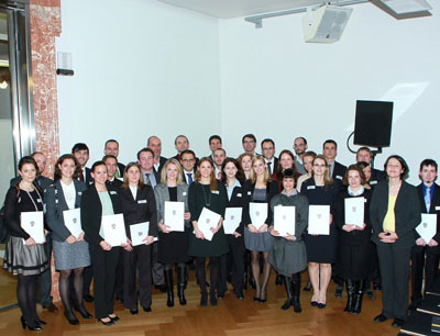 40 junge WissenschaftlerInnen aus Österreich wurden im Dezember ausgezeichnet. Foto:  …