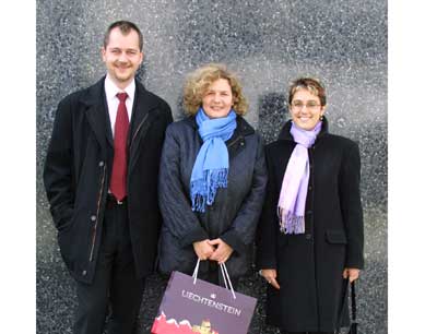 Jürgen Huber, Ulriker Jessner-Schmid und Petra Obexer erhielten den Liechtenstein-Pre …