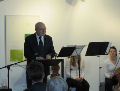 Prof. Johann Holzner begrüßte am 30. November zahlreiche Festgäste.