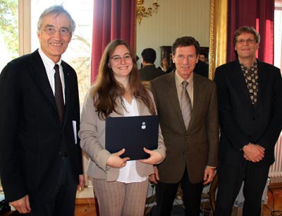 Rektor und Vizerektoren gratulierten Dr. Daniela Schuster