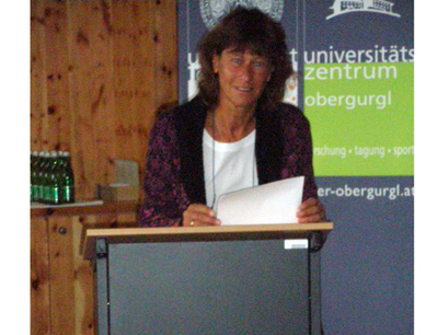 Prof. Dr. Margret Dörr, Vorsitzende der Kommission Psychoanalytische Pädagogik der De …