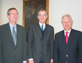 Dr. Christian Riml, VR Tilmann Märk, Dr. Karlheinz Kolb