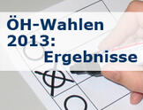 Ergebnisse der ÖH-Wahlen 2013/Hintergrundbild: pixelio.de/Bert Gemen