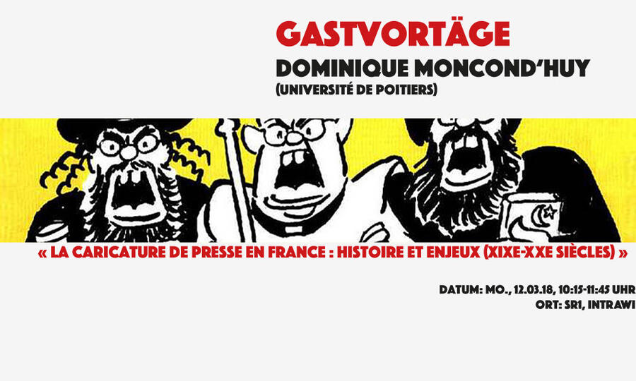 Gastvortrag: „Pressekarikatur in Frankreich: Geschichte und Einsätze (19.-20. Jahrhundert)“