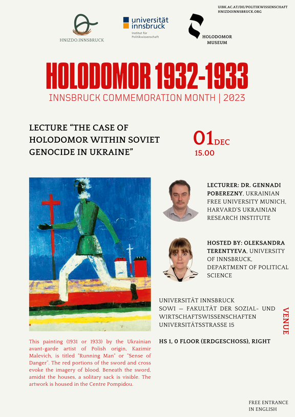 Plakat Vortrag Holodomor