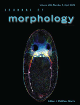 Cover of the Journal of Morphology