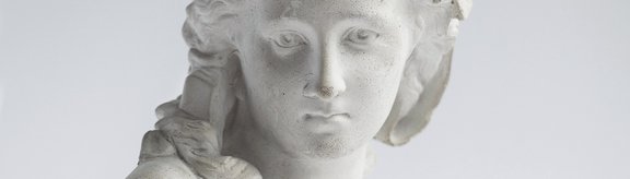 Kopf einer klassischen Skulptur