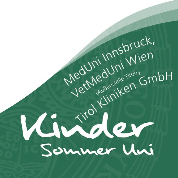 Schriftzug Medizinische Universität, VetMedUni, Tirol Kliniken GmbH