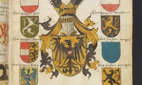 „Innsbrucker Wappenbuch“ (Jörg Rugen, ULBT, Cod. 545)
