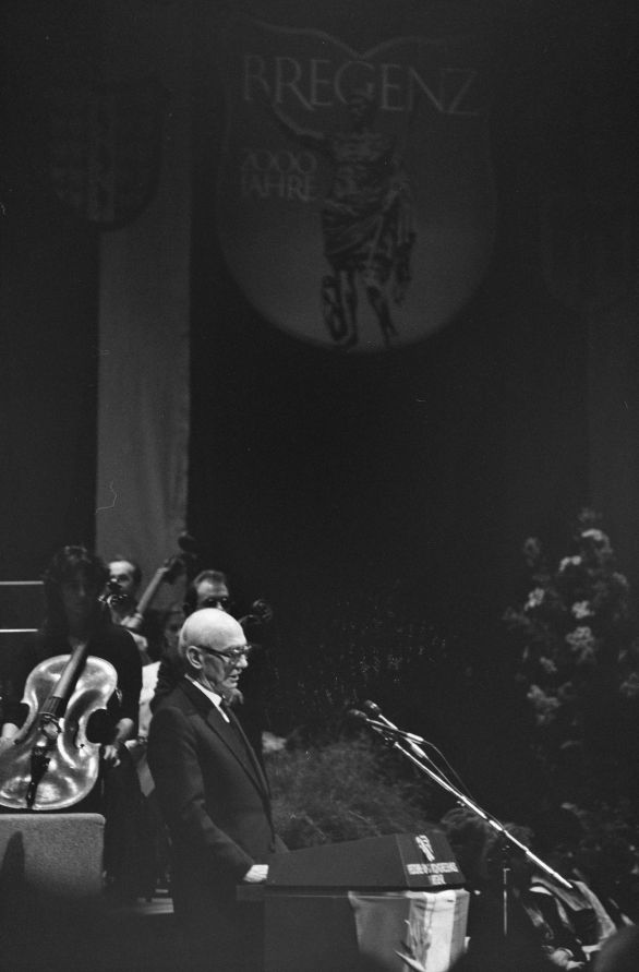 Rede von Professor Hampl bei der 2000-Jahr-Feier in Bregenz