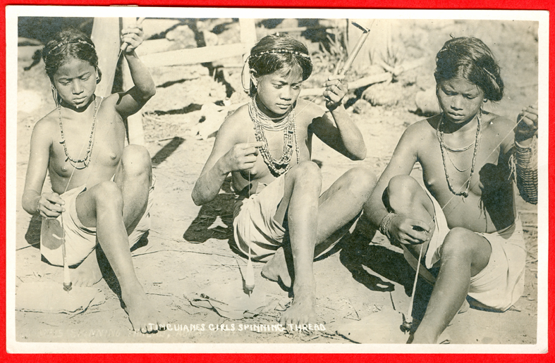 philippines_luzon_tinguian-girls-spinning