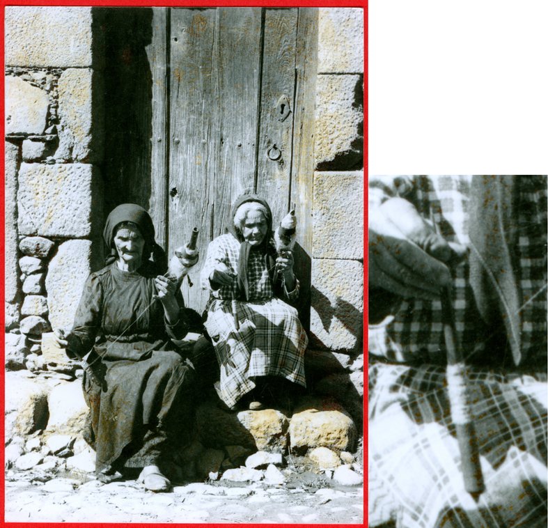 Portugal, women spinning 