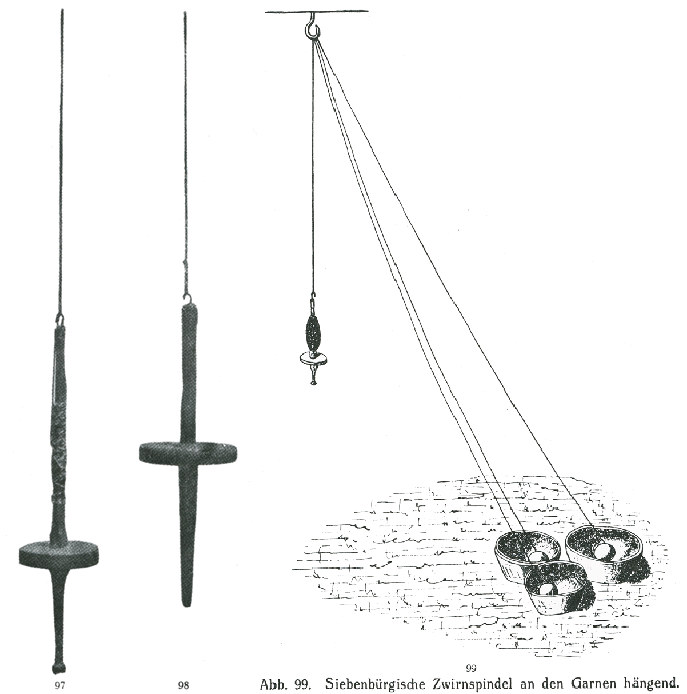 Siebenbürgen, Zwirnspindeln Siebenbürgen, Zwirnspindeln