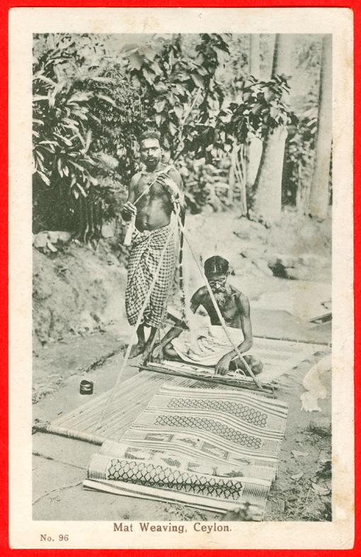 Sri Lanka, men spinning and weaving