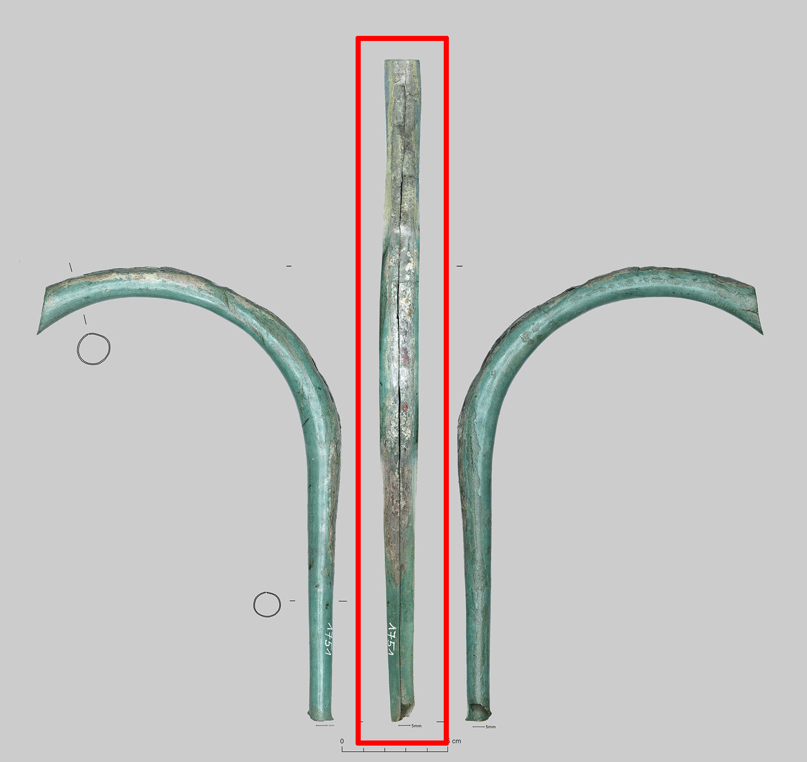 Cornu, Abrollung der Stoßfuge
