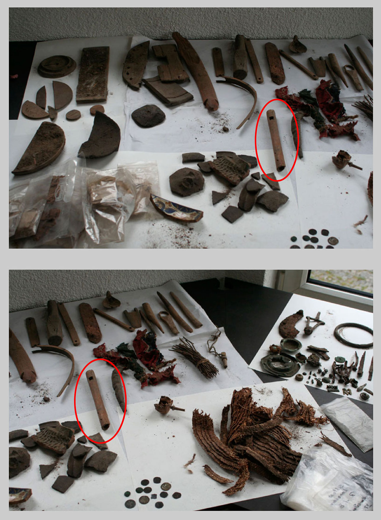 Fundkonvolut aus dem Blindboden