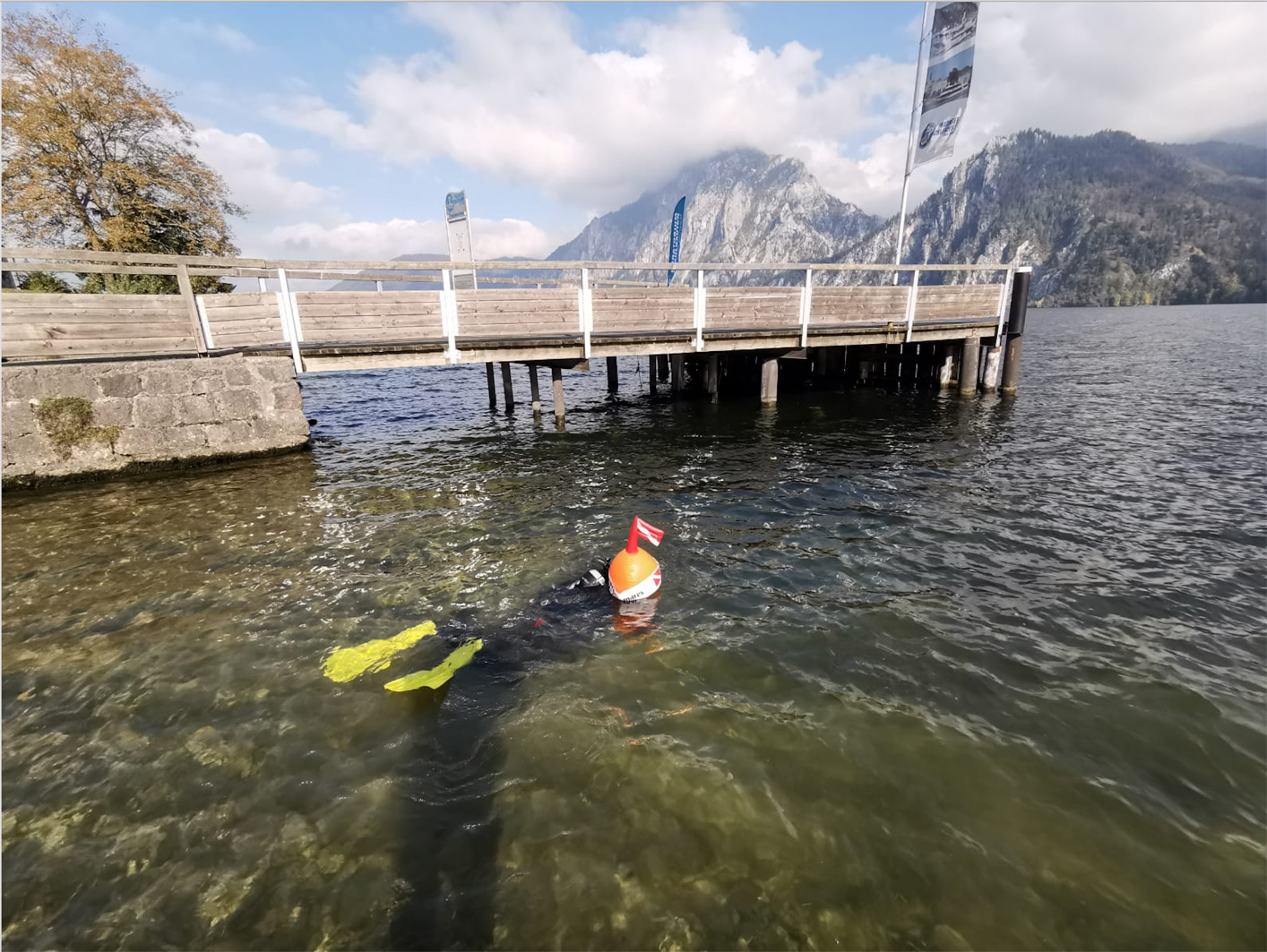 Tauchprospektionen durch das Kuratorium Pfahlbauten in Traunkirchen Urgeschichtliche Fundstellen in Traunkirchen