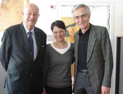 Helmut Kutin, Sylvia Moser und Prof. Hans Mühlbacher