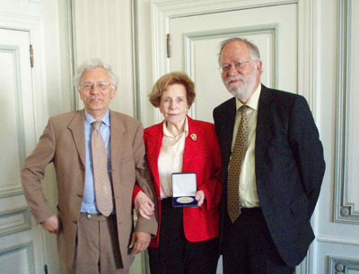 Prof. Eugeen Roegiest, Prof. Maria Iliescu, Rektor Prof. Paul Van Cauwenberge