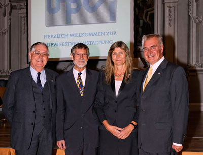 Die PreisträgerInnen 2010, v.l.: Univ.-Prof. Dr. Gottfried Call, Univ.-Prof. Dr. Erwi …