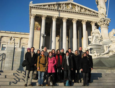 Ende November unnternahmen angehenden JursitInnen eine Exkursion nach Wien.