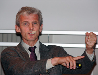 Nobelpreisträger Wolfgang Ketterle begeisterte das Publikum mit seinen Vorträgen. 