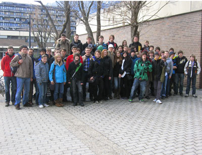 49 SchülerInnen folgten der Einladung zum Vorbereitungstag an das Institut für Mathem …