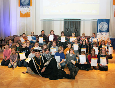 Verleihung des Jungforscher-Diploms