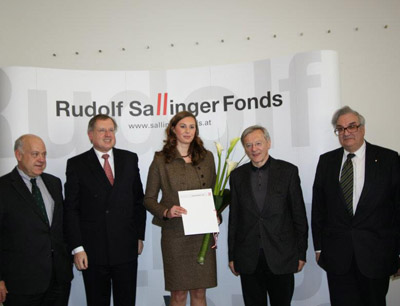Michaela Rauscher-Schösser wurde im März mit dem Rudolf-Sallinger Preis ausgezeichnet …