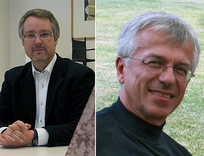Prof. Ruprecht Mattig und Prof. Manfred Husty. (Montage, Fotos: Christoph Tauber, Manred Husty/privat)