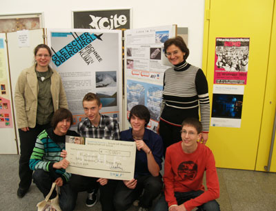 Die SchülerInnen des BRG Adolf Pichler Platz konnten sich über eine Auszeichnung freu …
