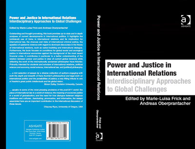 Umschlag des Buches „Power and Justice in International Relations“