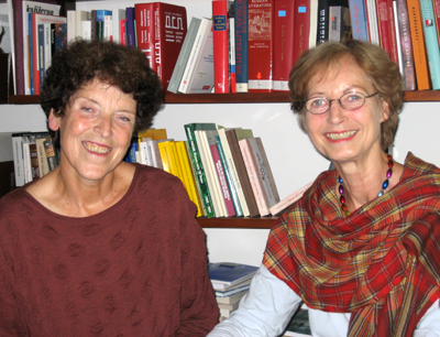 v.l. Prof. Ingeborg Ohnheiser und Prof. Christine Engel