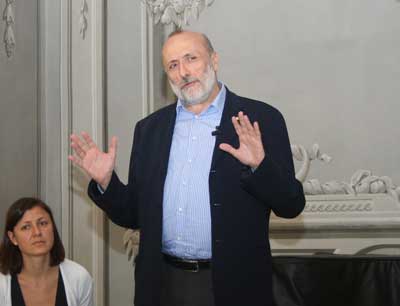 Carlo Petrini begeisterte das Publikum.