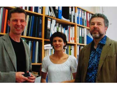 v.l.: Mag. Gerhard Gassler, Mag. Sigrid Moll, Prof. Dr. Theo Hug