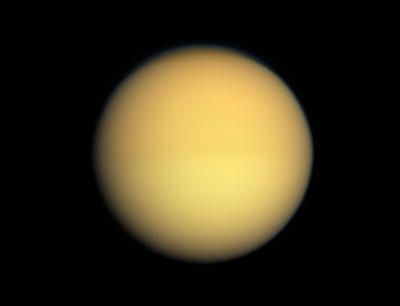 Die Erforschung des Saturnmondes Titan ist eines der "Hot topics" der Tagung. 
