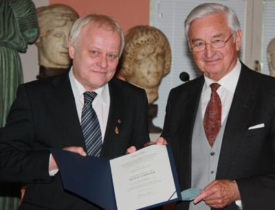 Prof. Anreiter und Prof. Dr. Friedhelm Debus