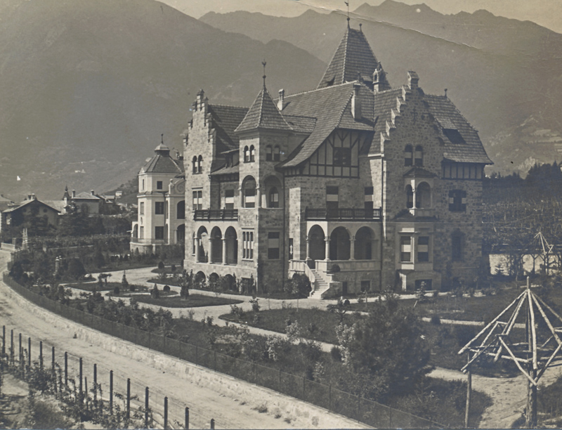 Historische Aufnahme der Villa Ultenhof