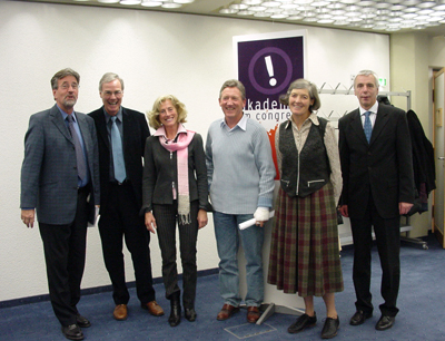 v.l.: Mag. Kurt Prackwieser, Dr. Willi Stadelmann, Veronika Oberauer, Mag. Anton Webe …