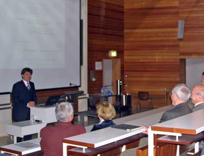 Prof. Aufleger hielt am 29. November seine Antrittsvorlesung an der Uni Innsbruck.