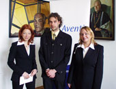 Die Aventis-Preisträger 2002: Dr. Sabine Fürtinger, Dr. Christina Lutz und Dr. Harald …