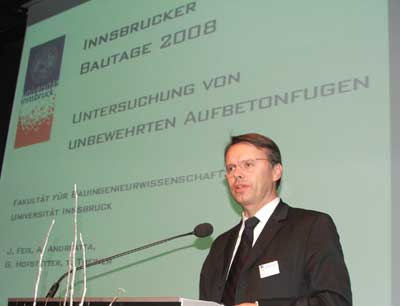Prof. Jürgen Feix konnte zahlreiche Teilnehmer aus der Bauwirtschaft bei den Bautagen …