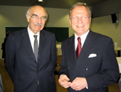Prof. Josef Patsch mit Jubilar Prof. Herbert Braunsteiner