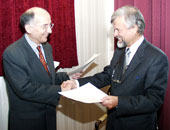 Botschafter Alain Catta, Rektor Prof. Hans Moser