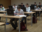 Die Computerolympioniken in den Räumen von trans IT