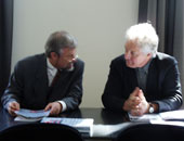 AK-Präsident Fritz Dinkhauser und Rektor Prof. Hans Moser