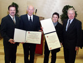 LR Günther Platter, Prof. Alfred Doppler, Dr. Sieglinde Klettenhammer, Prof. Walter M …